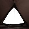 vidaXL kempinga telts 2 personām, brūna, ūdensnecaurlaidīga