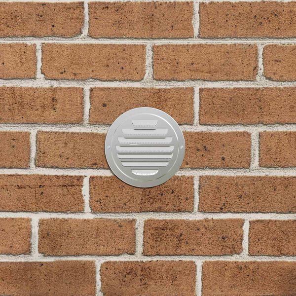 vidaXL Gaisa ventilācijas pārklāji 4 pcs Sudraba 80 mm