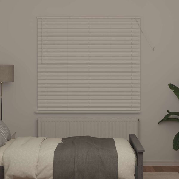 vidaXL Venēcijas žalūzija Regulējams Balts 150 x 130 cm PVC