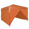 vidaXL Nojumes telts 290 x 290 x 251 cm Oranža Audums