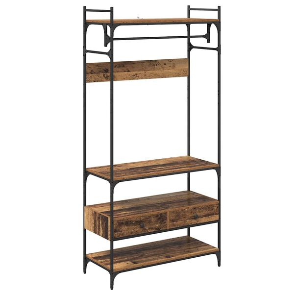 vidaXL Skapis Vecs koks 89 x 39 x 184.5 cm Inženierijas koks