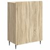 vidaXL Puse Sonomas ozols 66 x 34,5 x 92 cm Inženierijas koks