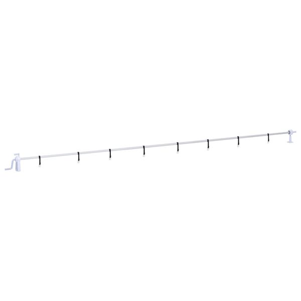 vidaXL baseina pārklāja stiprinājums ar plastmasas pamatni