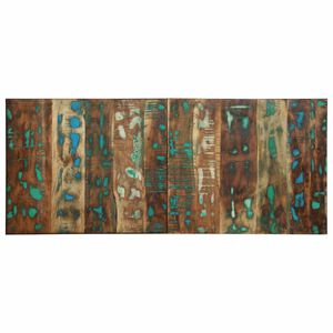 vidaXL galvgalis Daudzkrāsains 120 cm Reģenerēts masīvkoks