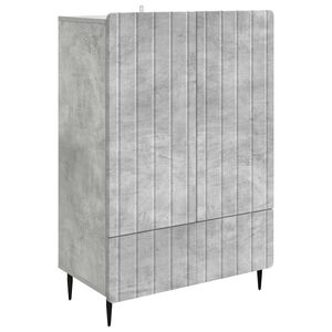 vidaXL Puse Betona pelēks 66 x 34,5 x 97 cm Inženierijas koks