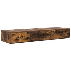 vidaXL Studijas galds Kūpināts ozols 110 x 40 x 19,5 cm