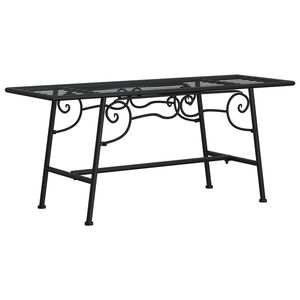 vidaXL sols, uzstādāms ap koku, 110 cm, melns tērauds