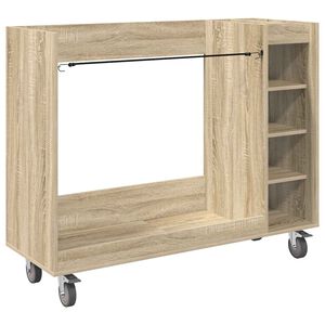 vidaXL Golfu skapis ar riteni Sonoma ozols 120 x 45 x 98 cm