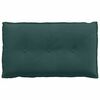 vidaXL Atpakaļ spilvens Tum&scaron;i zaļ&scaron; 80 x 50 cm Korduroja audums