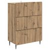 vidaXL Atvilktņu skapis 66 x 34,5 x 92 cm Inženierijas koks