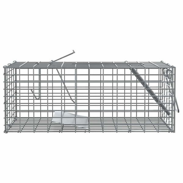 vidaXL Dzīvnieku slazds Antracīts 31 x 13 x 12cm Tērauds