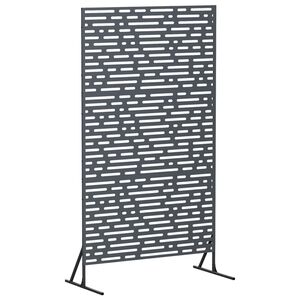 vidaXL Privātuma ekrāns 100 x 50 x 180 cm Tērauds Antracīta
