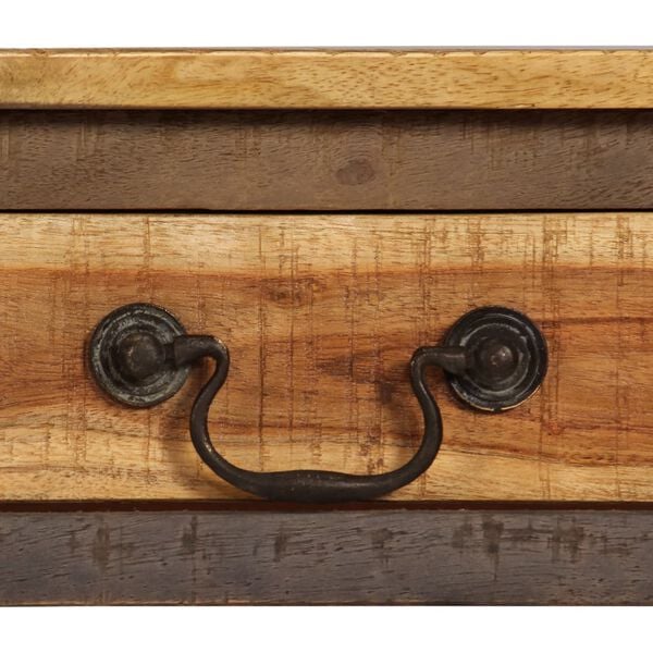 vidaXL konsoles galdiņ&scaron;, antīks stils, masīvkoks, 118x30x80 cm