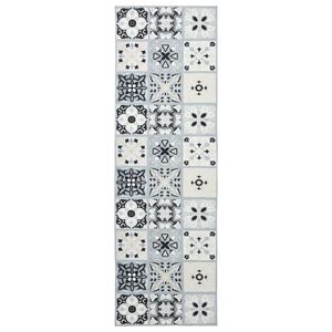 vidaXL Paklāja ceļ&scaron; ORIZ 1150 gsm Pelēks un melns