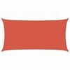 vidaXL saulessargs, 160 g/m&sup2;, sarkanbrūns, 4x7 m, HDPE