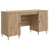vidaXL Galds Artisan Ozols 142,5 x 50 x 75 cm Inženierijas koks