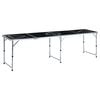 vidaXL Beer Pong spēles galds, saliekams, 240 cm, melns