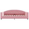 vidaXL dīvāngulta, rozā, 100x200 cm, samts