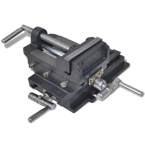 vidaXL ar roku darbināmas krustveida skrūvspīles, 78 mm