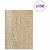 vidaXL Dekora Paneli 150 pcs Sonoma ozols 21 x 30 x 0,27 cm