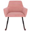 vidaXL &scaron;ūpuļkrēsls, rozā samts