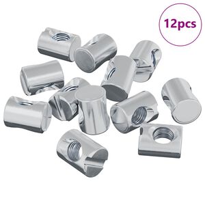 vidaXL Cilindra uzgriežņi 12 pcs M6 x 13 mm (Vītne Diametrs x H)