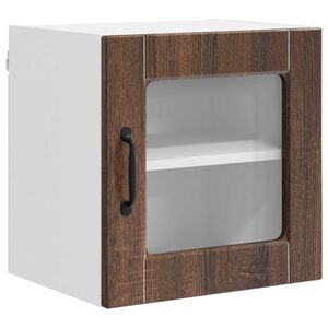 vidaXL Trauku ma&scaron;īnas panelis PORTO Brūns ozols 40 x 31 x 40 cm
