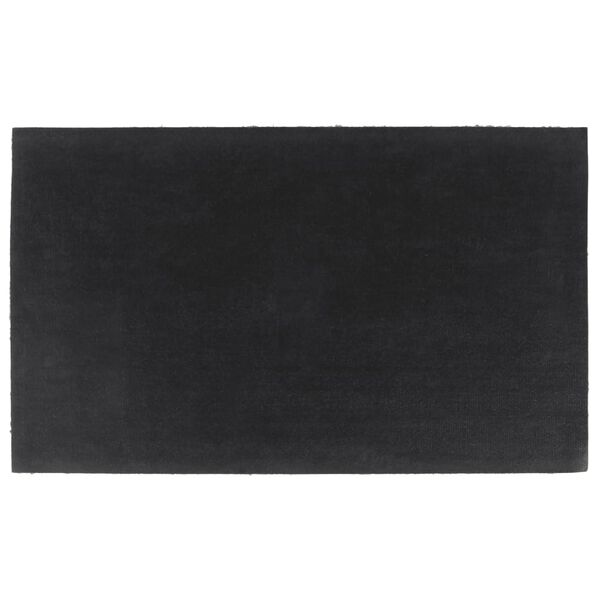 vidaXL durvju paklājs, dabīga krāsa, 45x75 cm, pūkaina kokosa &scaron;ķiedra