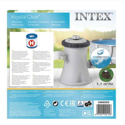 Intex baseina sūknis ar filtru, 1250 L/h, 28602GS