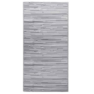 vidaXL āra paklājs, 120x180 cm, ARAKIL pelēks PP
