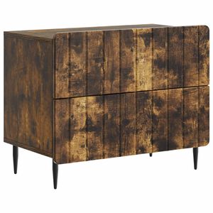 vidaXL Nakts skapītis Kūpināts ozols 62 x 34,5 x 49,5 cm