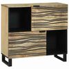 vidaXL Sideboard Brūna 80 x 33 x 75 cm mango masīvkoks