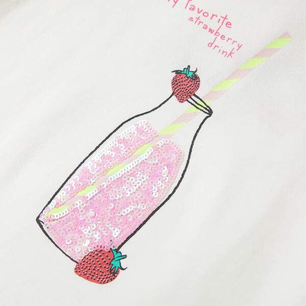 Bērnu T-krekls, krēmīgi iedzeltens, 140