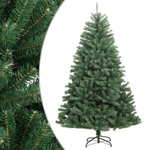 vidaXL mākslīgā Ziemassvētku egle ar statīvu, 150 cm