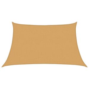 vidaXL saulessarga bura, 160 g/m&sup2;, trapeces formas, smil&scaron;u formas, 3/4x2 m, HDPE