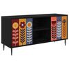 vidaXL Televizora skapī&scaron;a ESSEN 102 x 33 x 51 cm Melns ozols