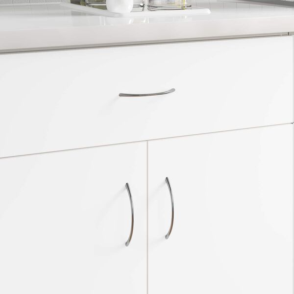 vidaXL Rokturi 12 pcs Sudraba 107 x 3.6 x 23 mm Nerūsējo&scaron;s tērauds