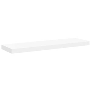 vidaXL sienas plaukts, balts, 80x23,5x3,8 cm, MDF