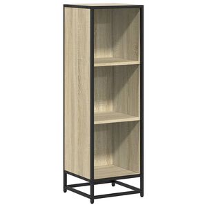 vidaXL grāmatu plaukts ozola krāsa 33,5x33x107,5 cm inženierijas koks