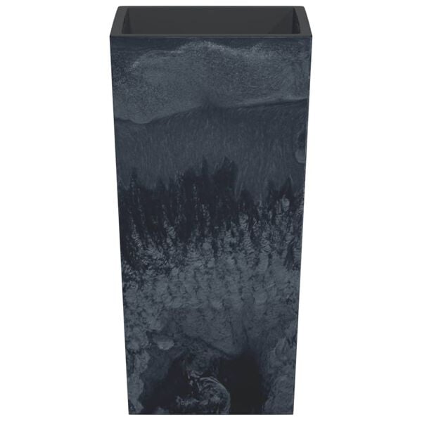 vidaXL puķu kaste ar izņemamu ieliktni, pelēka, 11/26,5 L, PP