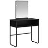 vidaXL Dressing galds Melns ozols 81 x 40 x 131 cm Inženierijas koks