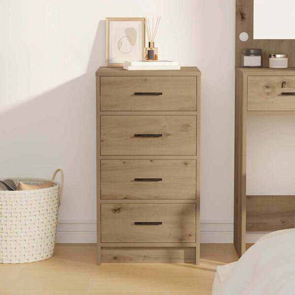 vidaXL Puse amatnieku ozola 40 x 41 x 75 cm Inženierijas koks