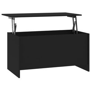 vidaXL kafijas galdiņ&scaron;, melns, 102x55,5x52,5 cm, inženierijas koks