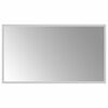 vidaXL LED vannas spogulis Caurspīdīgs 70 x 40 cm rūdīts stikls
