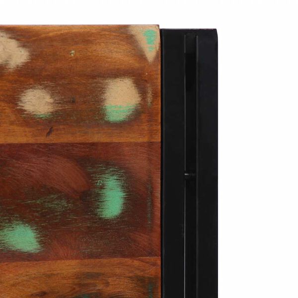 vidaXL galvgalis, 200 cm, pārstrādāts masīvkoks un dzelzs