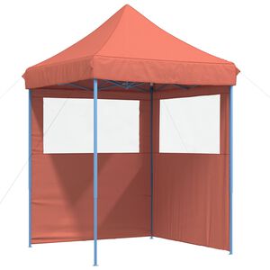 vidaXL Balles telts 200 x 200 x 306 cm Sarkanbrūns Oksforda audums