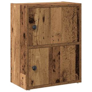 vidaXL grāmatu plaukts, veca koka, 40x24x52 cm, inženierijas koks