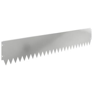 vidaXL Zāliena Apmale 30 gab. 103 x 20 cm Tērauds Sudraba