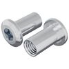 vidaXL Bloķējo&scaron;ais uzgrieznis 2 gab. Niķelis M6 x 15 mm Tērauds