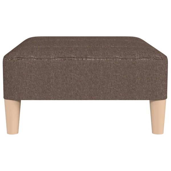 vidaXL kājsoliņ&scaron;, pelēkbrūns, 78x56x32 cm, audums